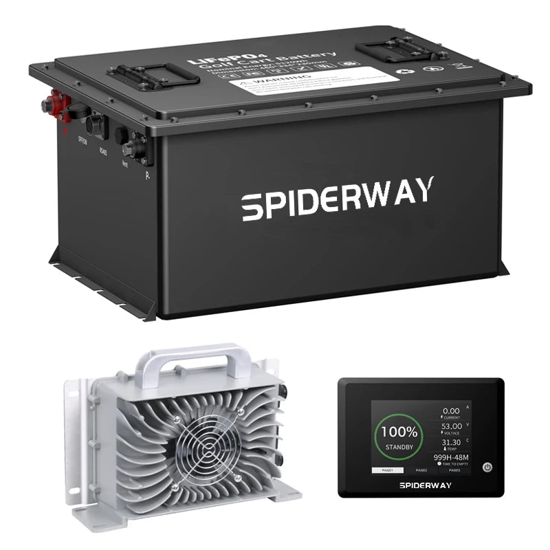 48V 105Ah LiFePO4 Battery for Ryobi Riding Lawn Mower – 6000+ Cycles, IP67, 12-Year Warranty