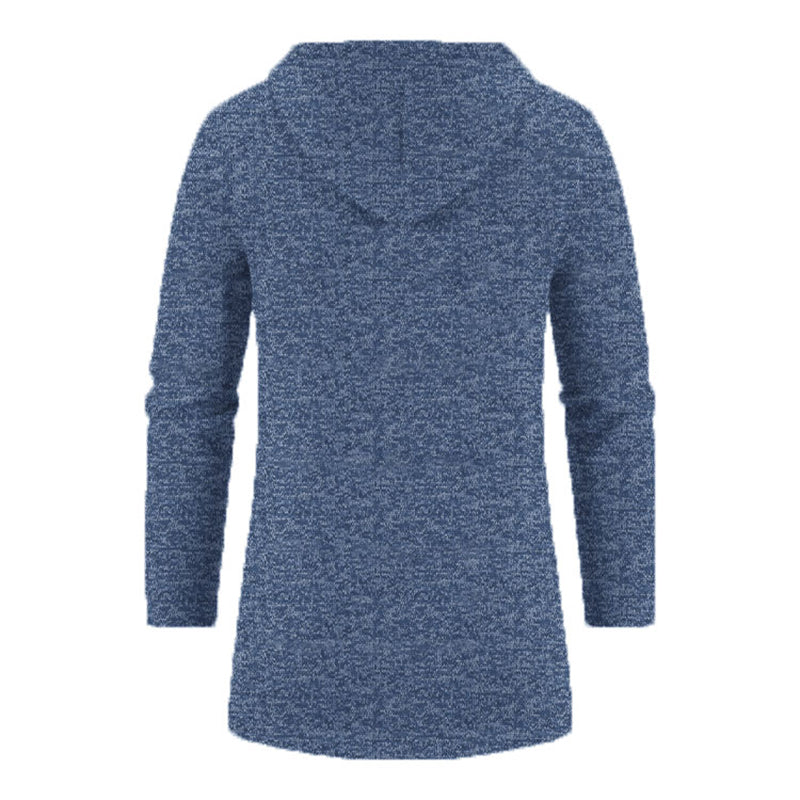 Men's Longline Zip-Up Hoodie
