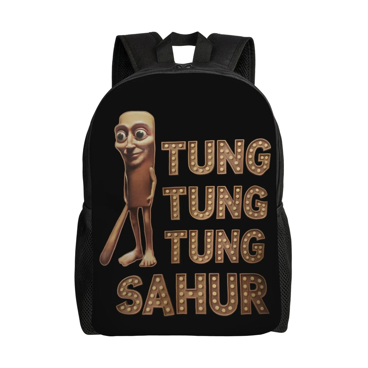 Tung Tung Tung Sahur Backpack – Unisex Meme Daypack