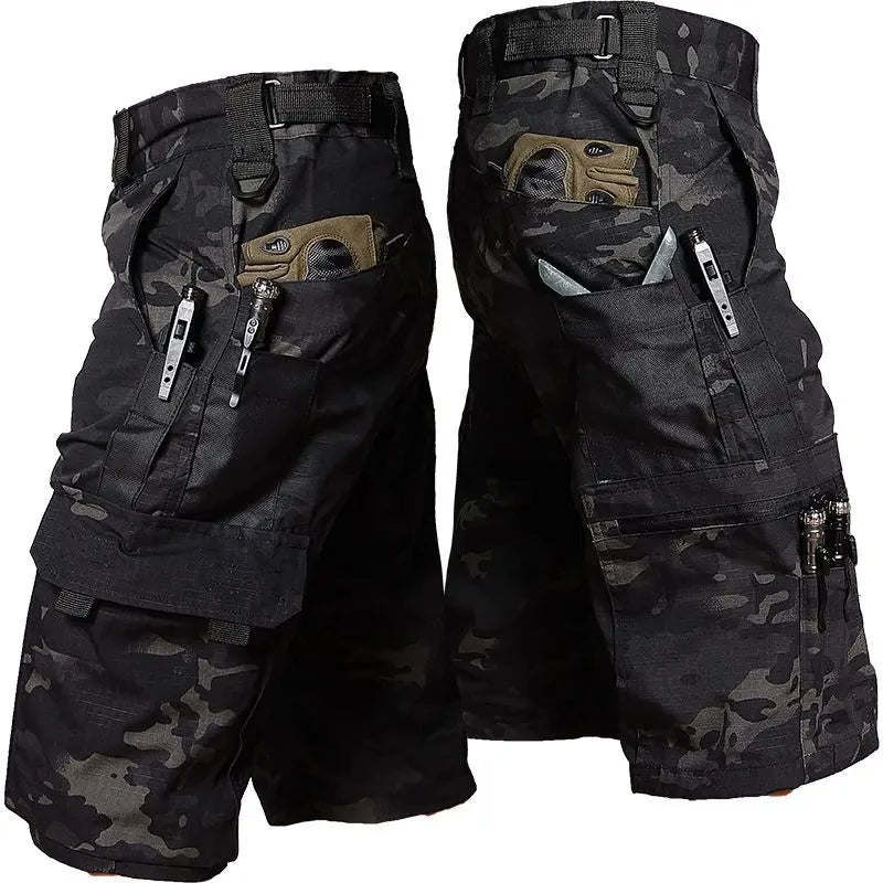 Men's Tactical Cargo Shorts with Pockets