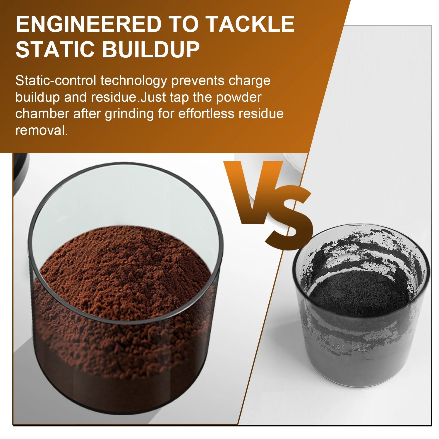 Electric Conical Burr Coffee Grinder – Touchscreen, 25 Grind Settings for Espresso, Drip & French Press