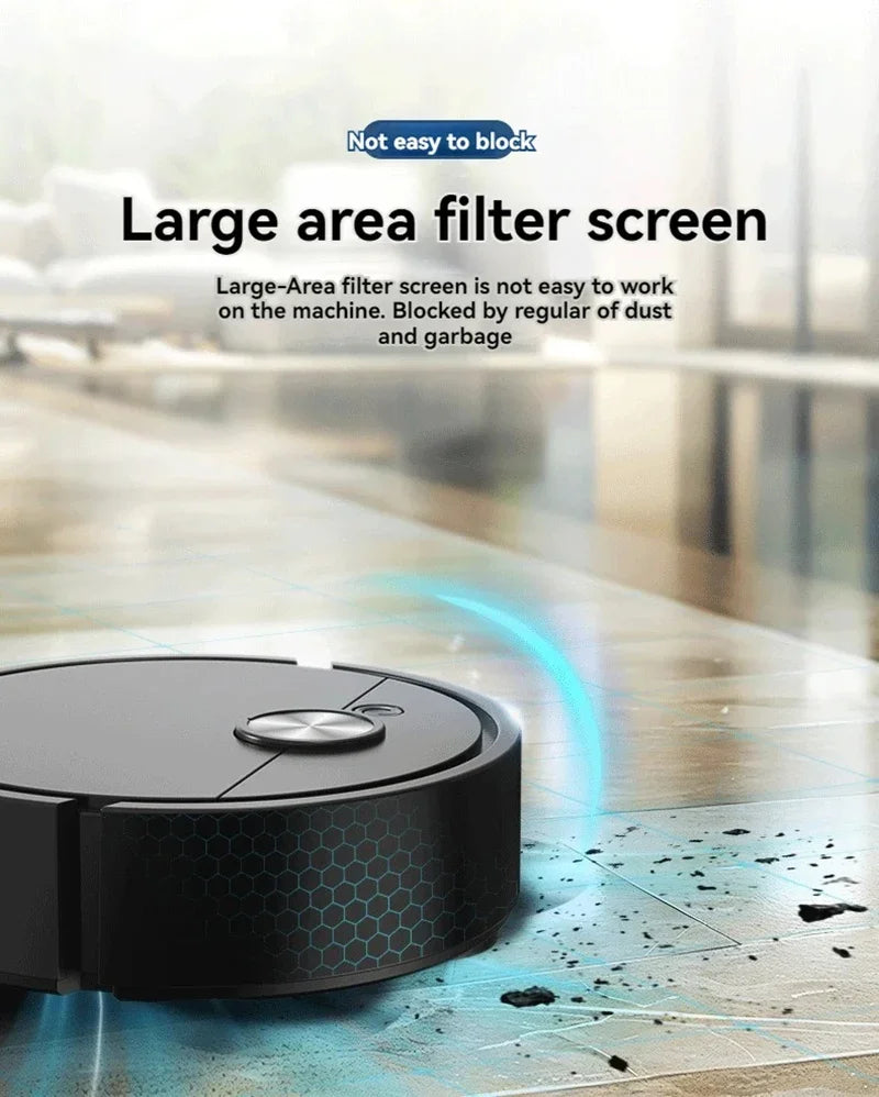 Smart Mini Robot Vacuum Cleaner – Fully Automatic Mopping, Suction & Sweeping Integrated