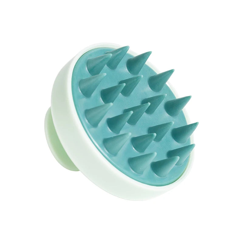 Silicone Shampoo Scalp Massager – Magic Handle Spa Massage Brush for Hair & Body