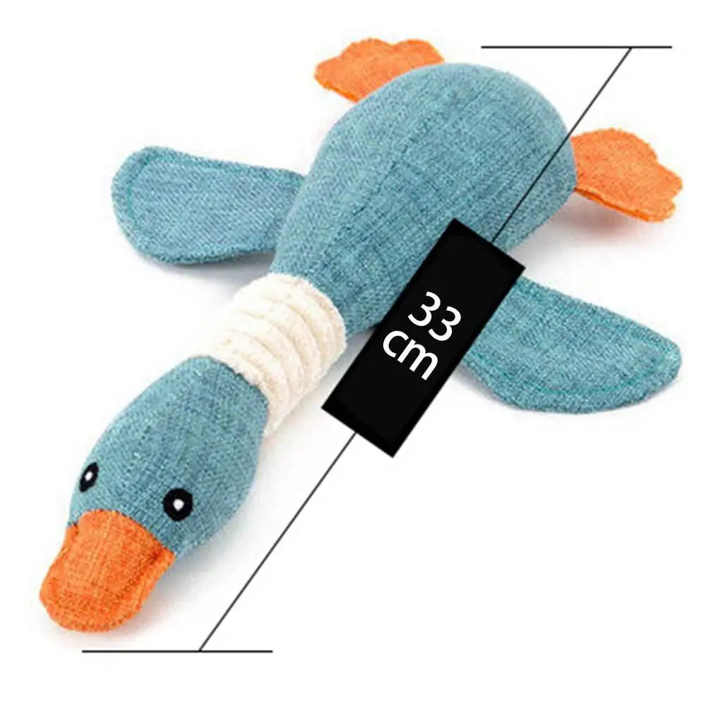 Geese Squeaky Chew Toy for Dogs & Cats