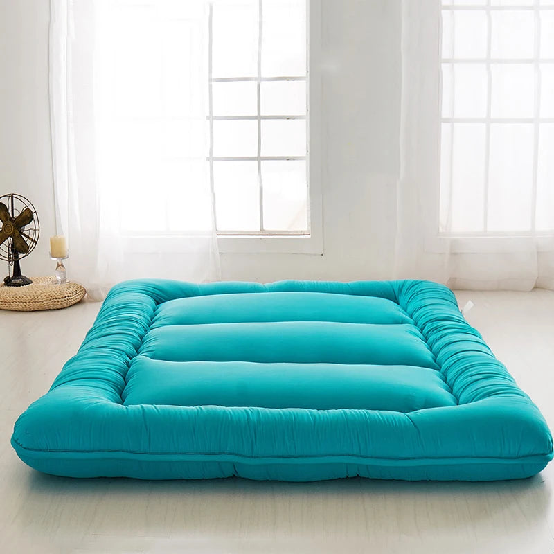 Japanese Thickened Tatami Floor Mattress – Foldable Lazy Bedroom Sleeping Pad, Multiple Sizes