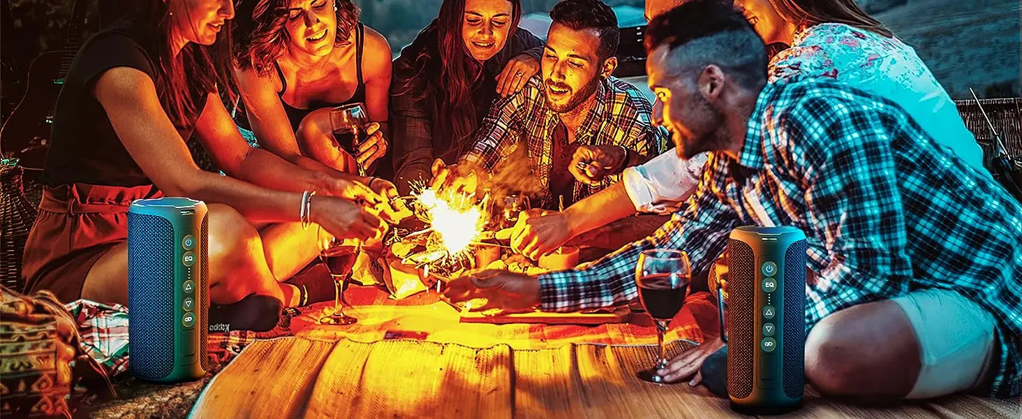 Ortizan 40W Portable Bluetooth Speaker — IP7 Waterproof, 30Hr Battery