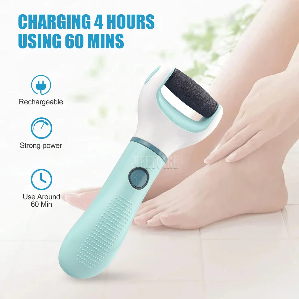 Electric Foot Grinder & Callus Remover – Dead Skin Scrubber for Cracked Heels