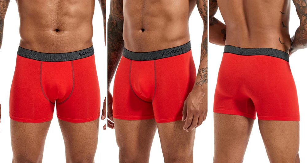 Men's Cotton Stretch Boxer Briefs, 6-Pack