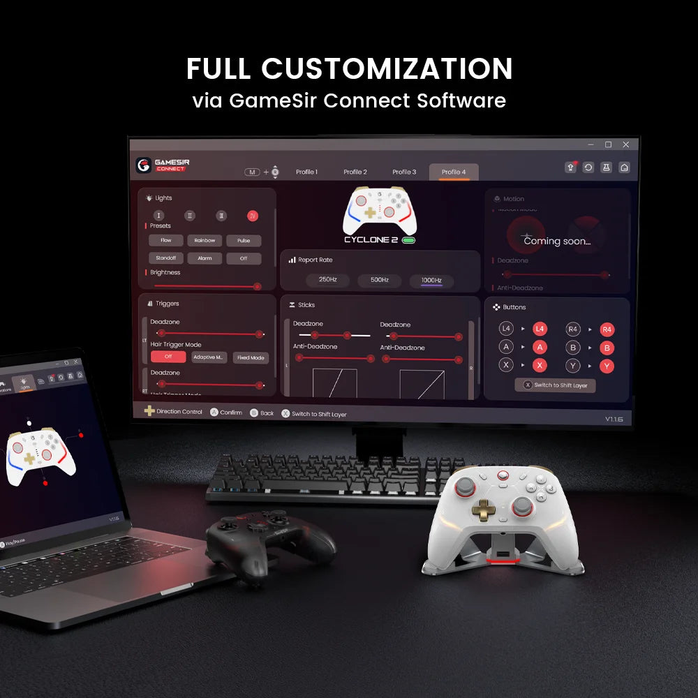 GameSir Cyclone 2 Wireless Hall Effect Controller