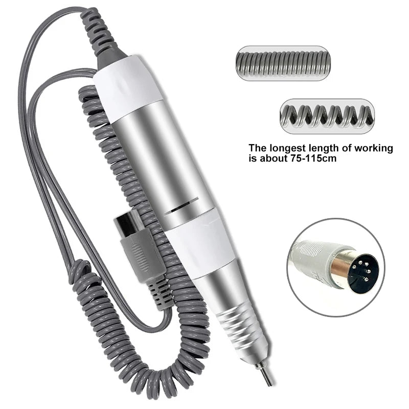 35,000 RPM Electric Nail Drill Handpiece Pen
