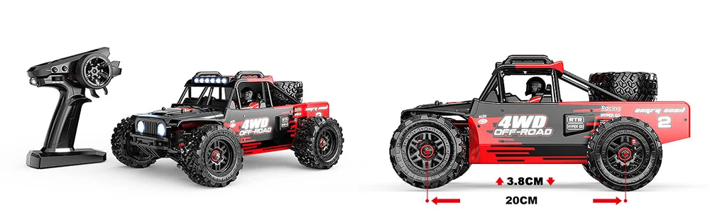 Hyper Go MJX 14209 1/14 Scale 4WD Brushless RC Car – 75KM/H Off-Road Racing Truck
