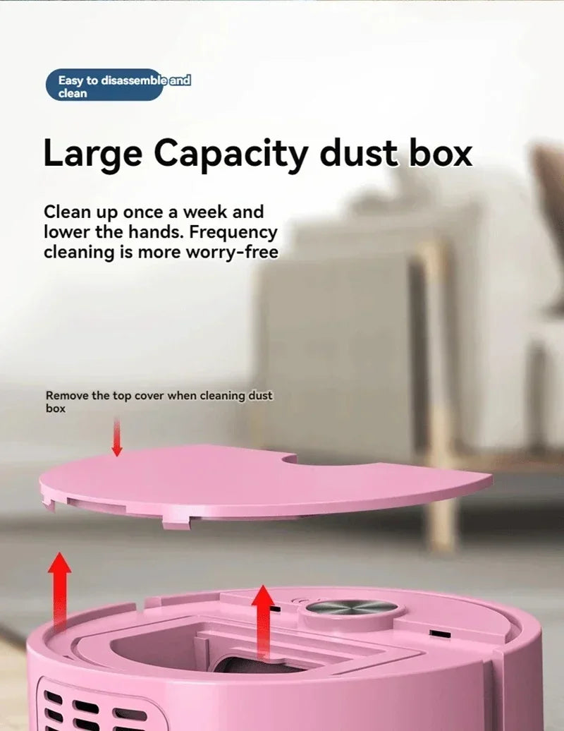 2026 Model 5-in-1 Smart Sweeping Robot Vacuum – USB Charging Auto Sweep, Mop & Suction