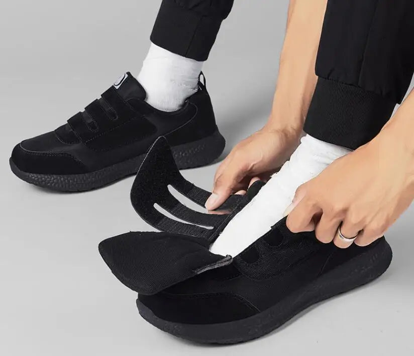 Men's & Women's Orthopedic Diabetic Sneakers – Wide Slip-On Hook & Loop Casual Shoes for Edema, Swollen Feet & Height Increasing Comfort