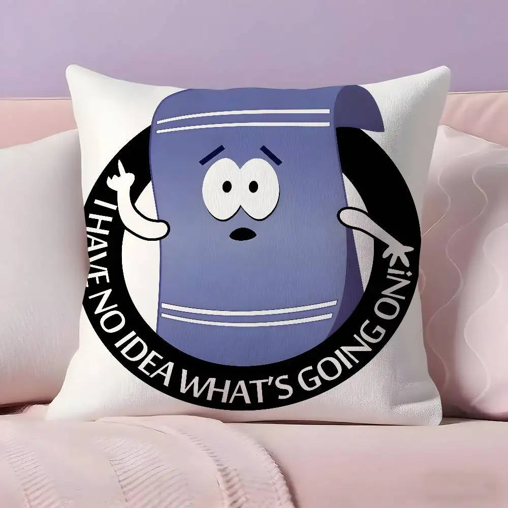 South Park Towelie Pillow Case – Ultra Soft Skin-Friendly Fabric, Concealed Zipper