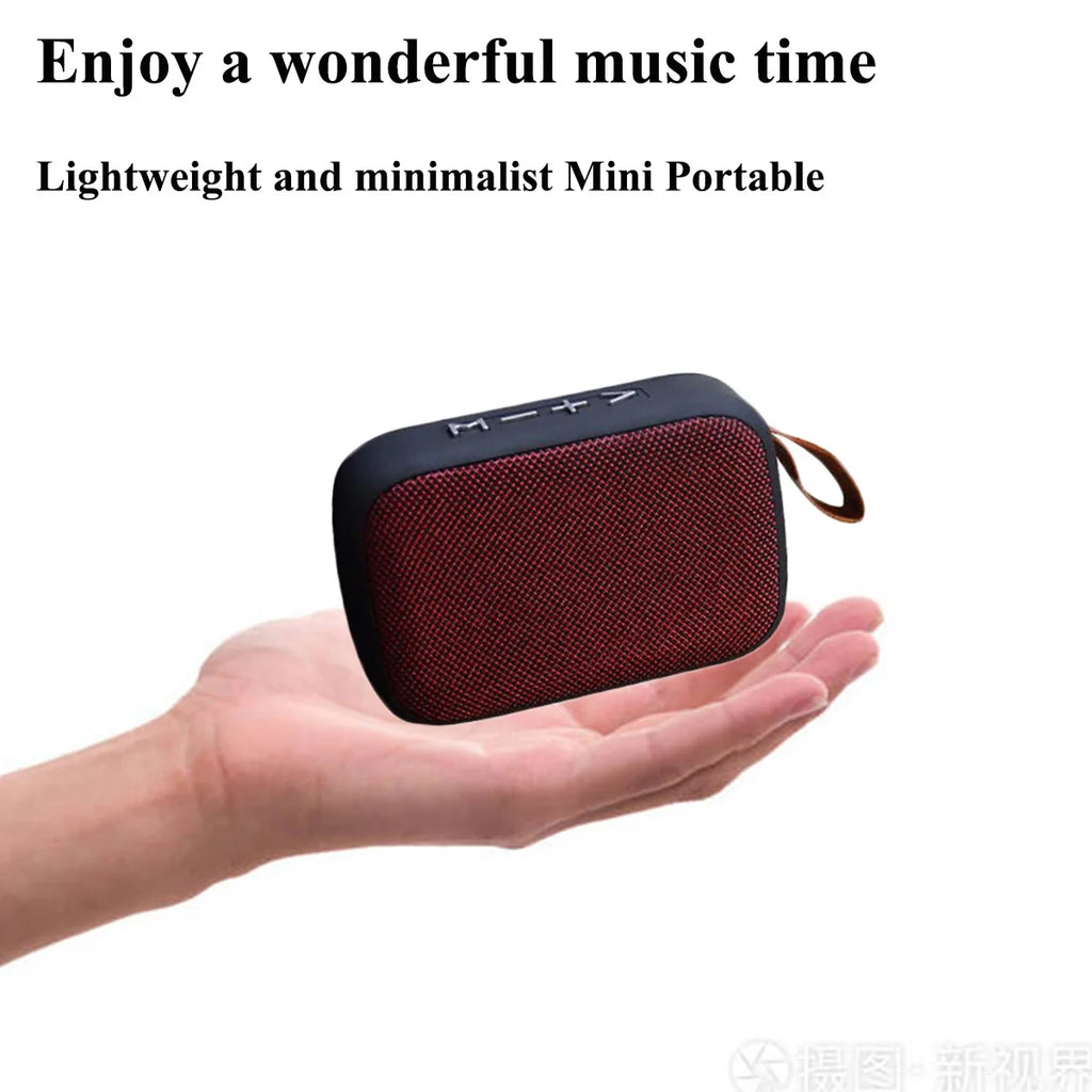 Big Sound. Small Package. — Portable Bluetooth 5.0 Mini Fabric Speaker | 3D Stereo HiFi, TF Card, FM Radio, Rechargeable, 5 Colors
