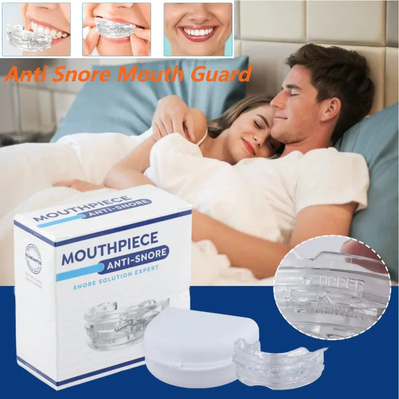 Anti-Snoring Mouth Guard — Teeth Grinding & Sleep Apnea Relief Device