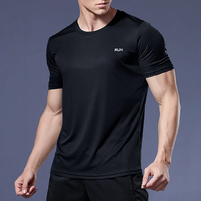 Men's Quick-Dry Compression Sports Running Shirt — Performance Base Layer