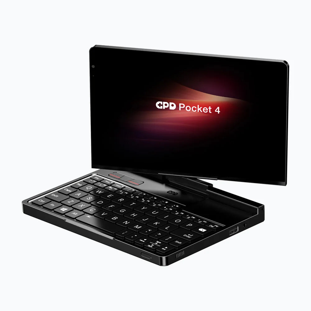 GPD Pocket 4 8.8" Mini Laptop – AMD Ryzen AI 9 HX 370, Up to 64GB LPDDR5X, 2TB NVMe, 144Hz Touch, Windows 11