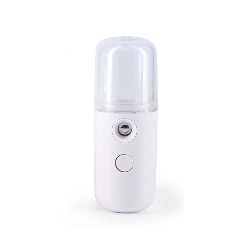 USB Nano Mist Facial Sprayer – Rechargeable Face Steamer & Skin Moisturizing Humidifier