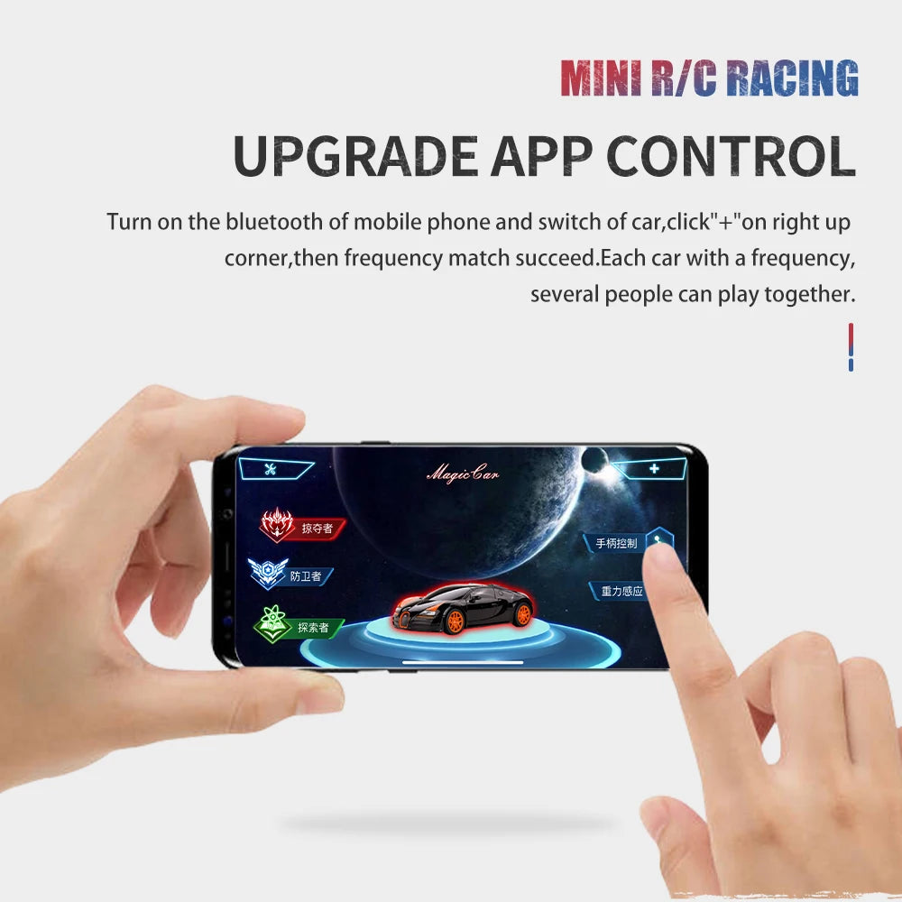1:58 Scale Mini RC Car – Bluetooth Drift Buggy in Collectible PVC Can Pack