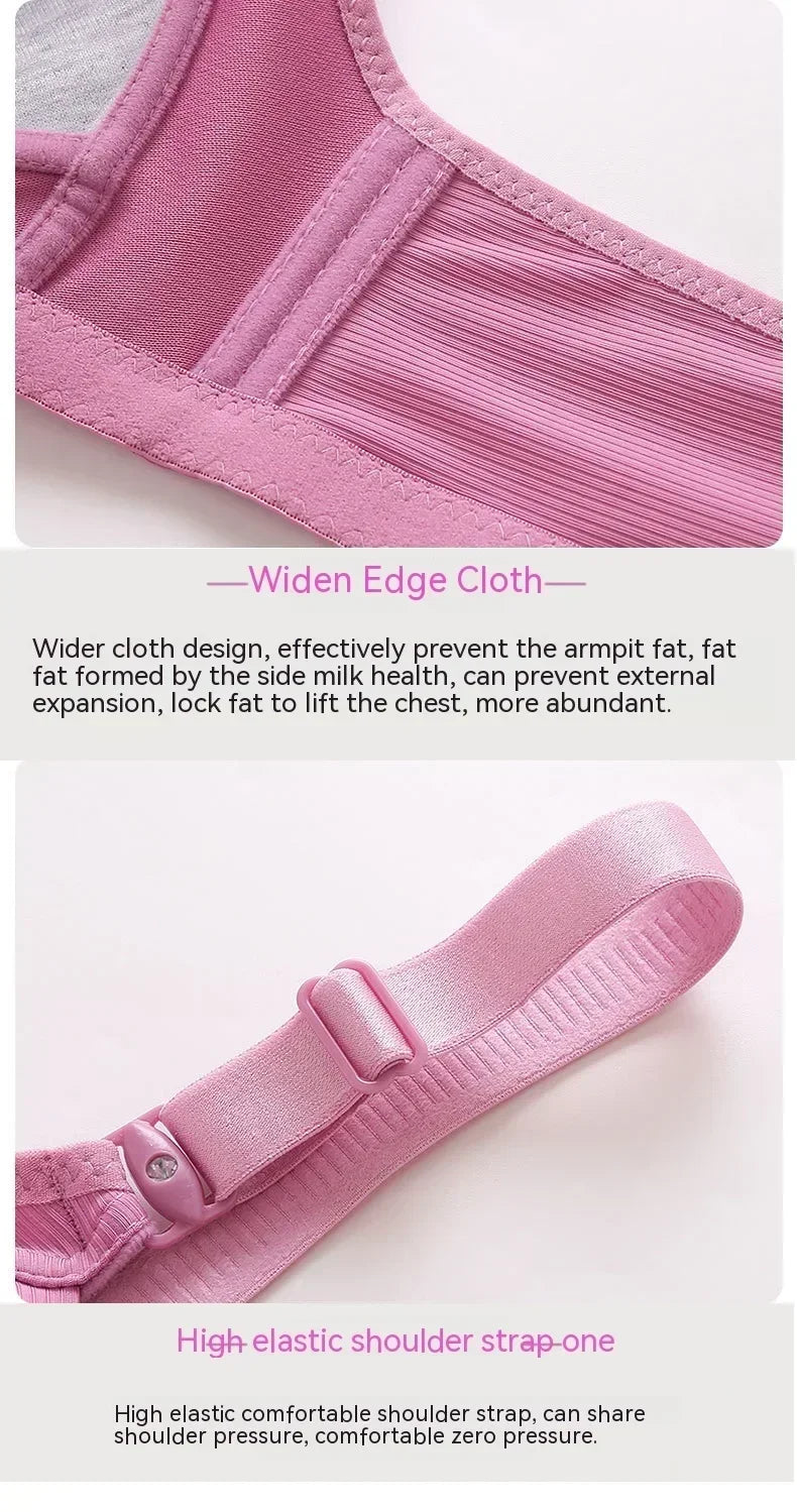 Full Cup No-Wire Lifting Bra — All-Day Comfort & Support for Large Sizes