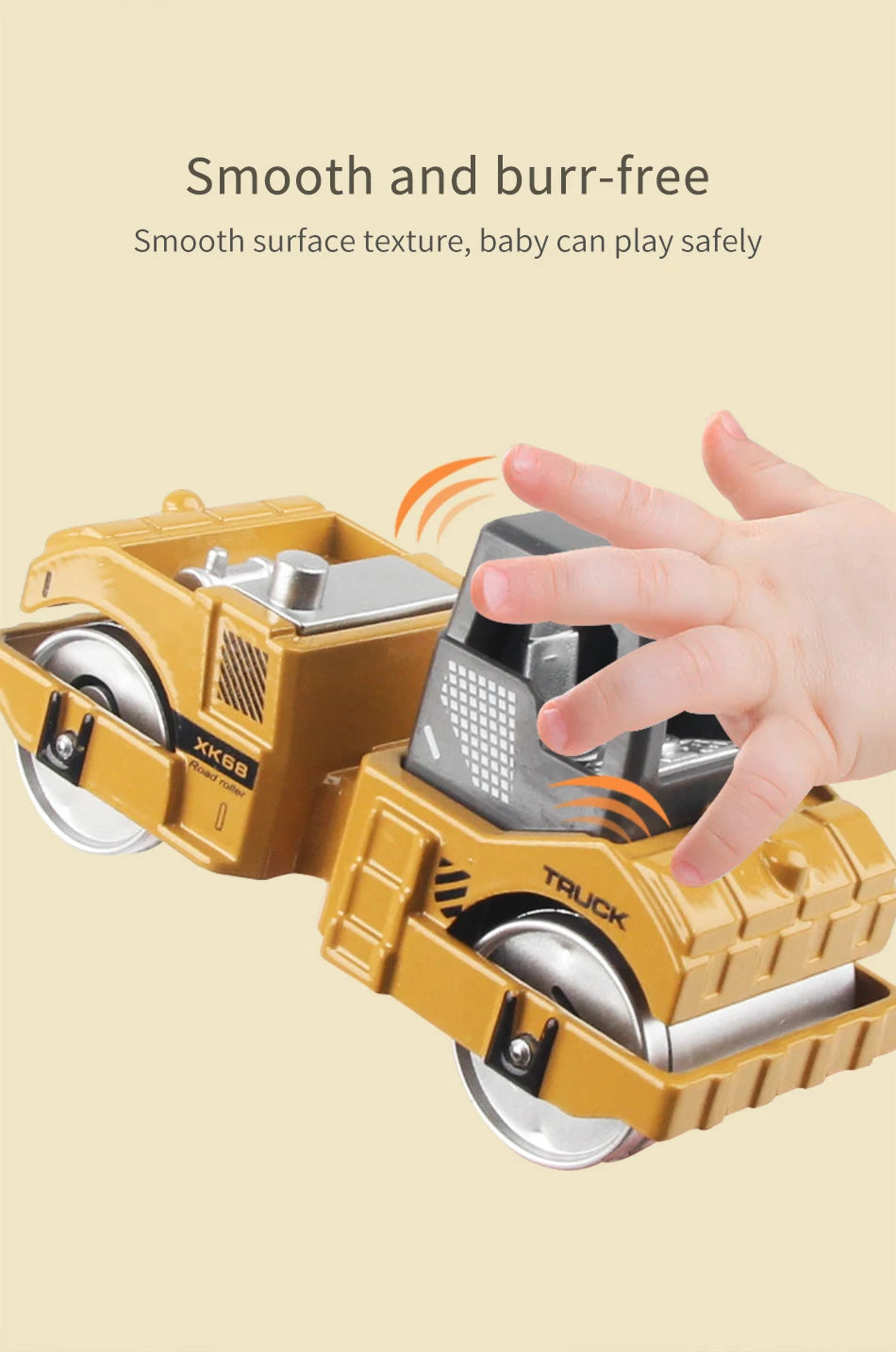 Die-Cast Construction Vehicle Toy Set – 1:64 Alloy Trucks & Excavators