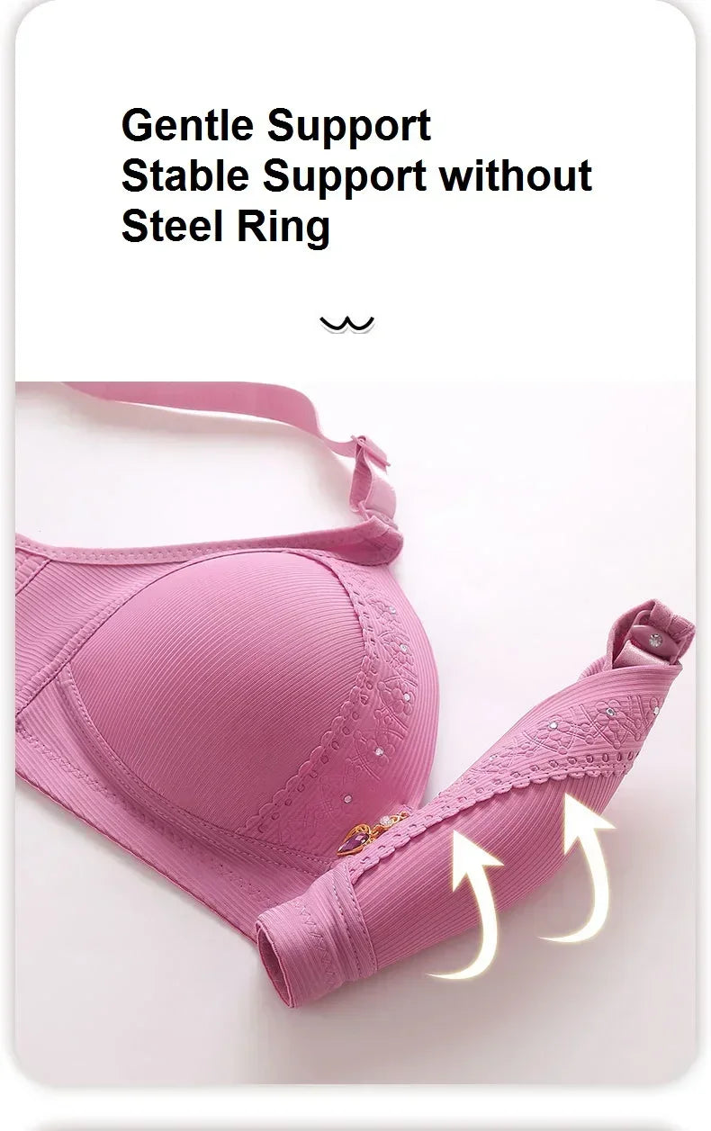 Full Cup No-Wire Lifting Bra — All-Day Comfort & Support for Large Sizes