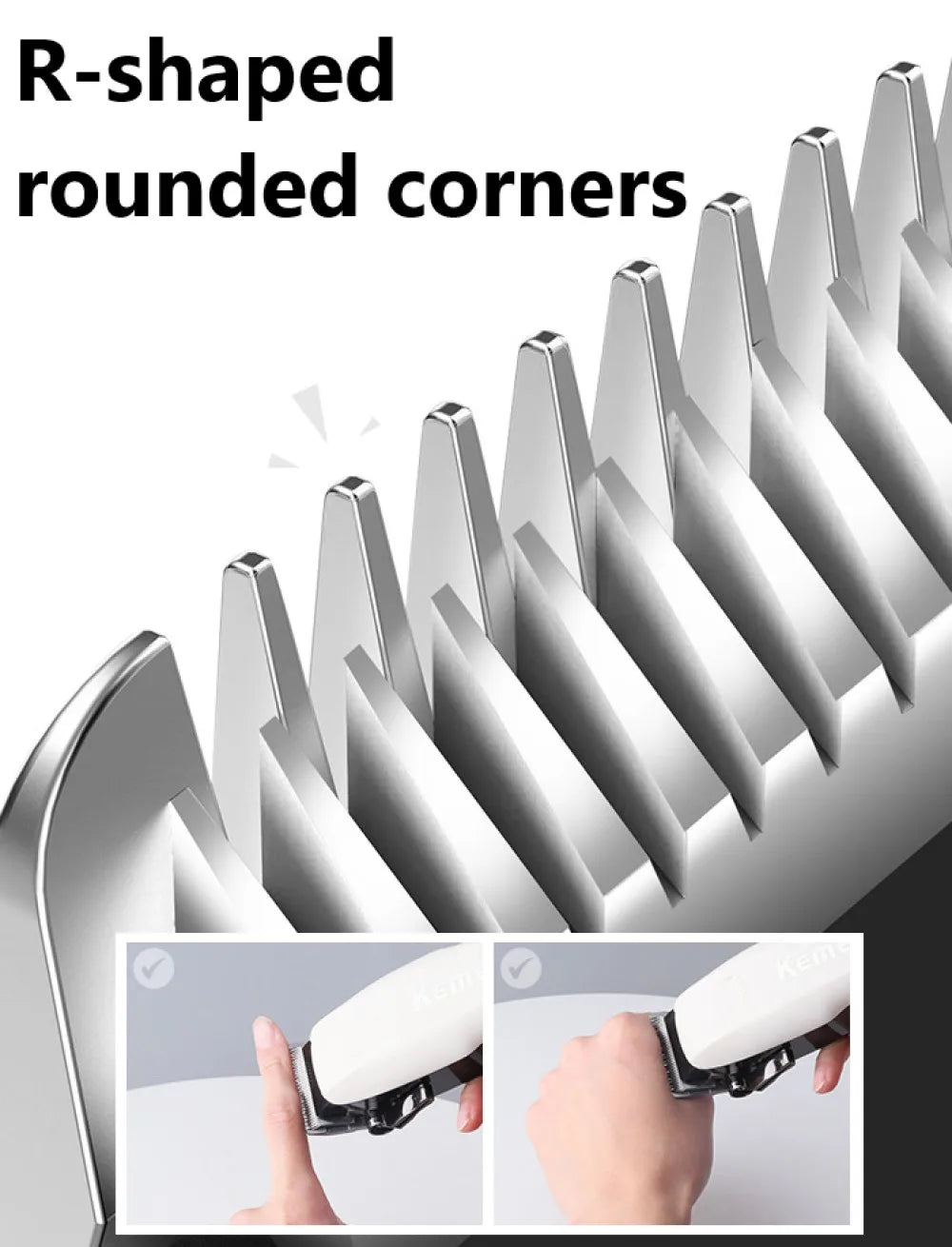 Kemei PG809A Professional Hair Clipper – Rechargeable Cordless Grooming Kit with LCD Display