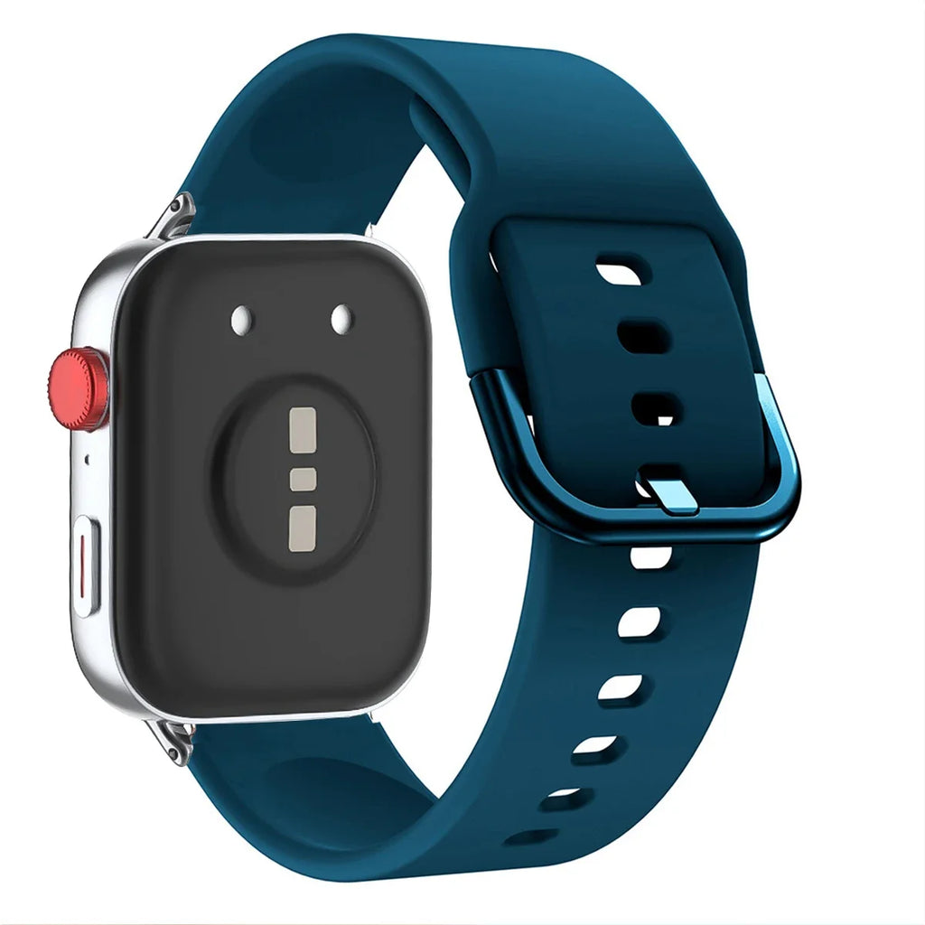Silicone Sport Band for Huawei Watch FIT 1/2/3/4 Pro | Metal Buckle Replacement Bracelet Strap
