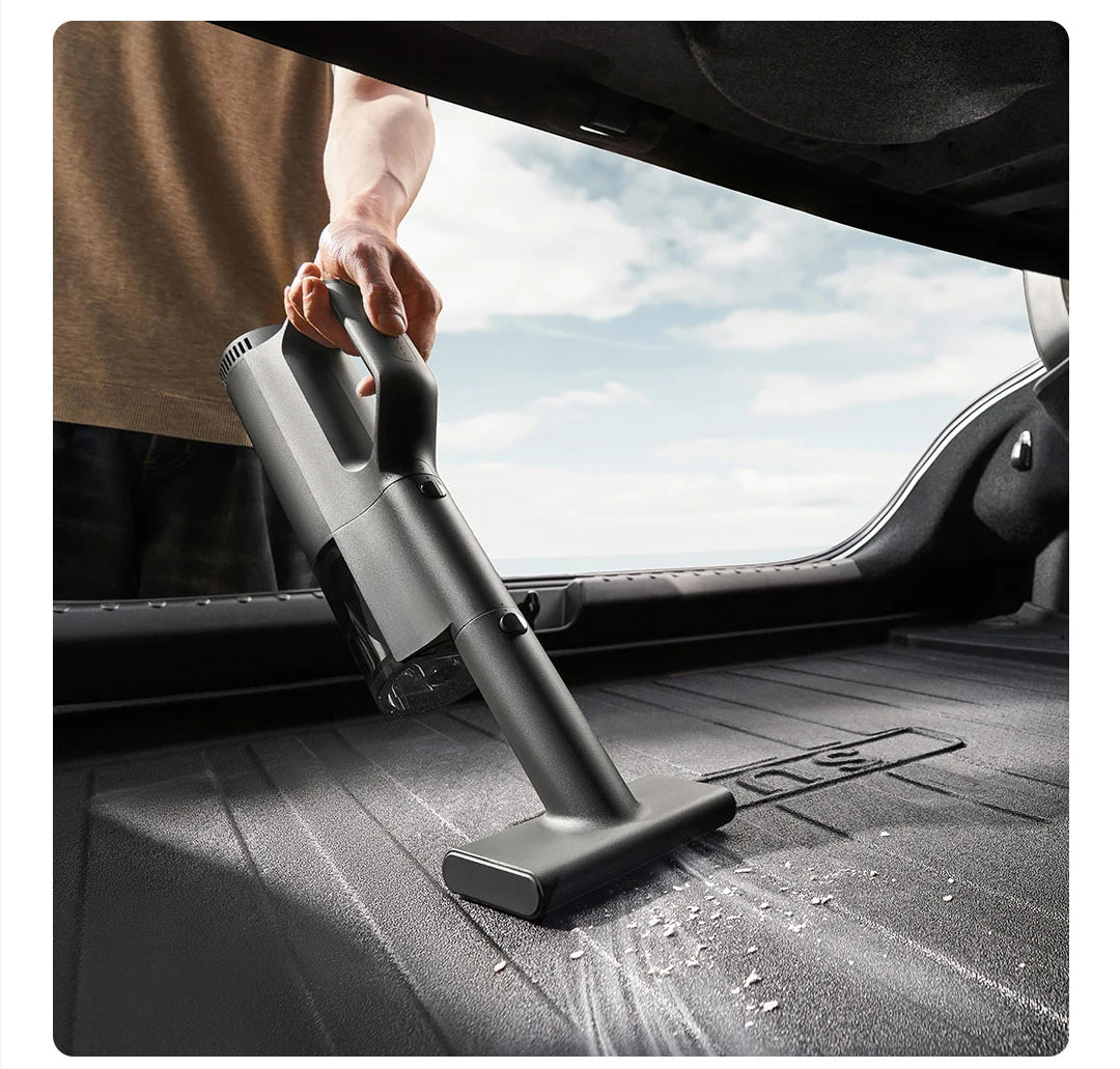 Mijia Car Vacuum Cleaner — 21kPa Suction, 5-Stage Filtration, 2400mAh, Type-C Charging