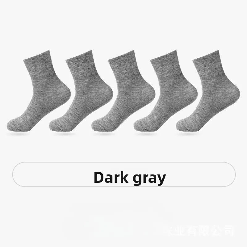 Non-Binding Diabetic Socks for Wide Feet – 5 Pairs Breathable Comfort for Elderly, Pregnant & Diabetes Patients