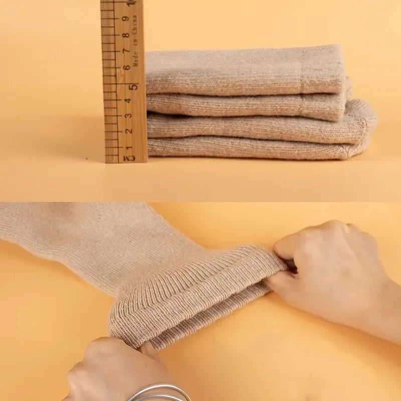 Men's Thick Wool-Blend Socks, 2 Pairs