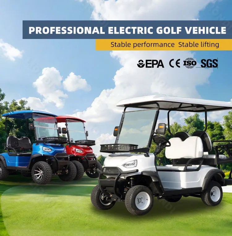 New ArrivalOff Golf Buggy Club Luxury Electric Car 2/4/6-seater Electric Golf Cart for Golf Courses/Resorts