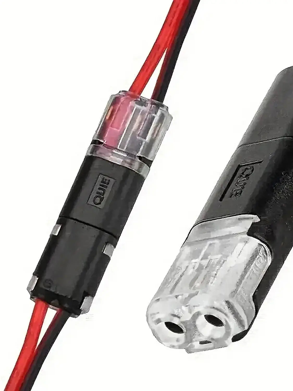Connect Wires Instantly. No Tools. — H2 2-Pin Pluggable Wire Connectors | Nylon Insulated Copper Quick-Connect Terminal Blocks, 20, 50 & 100 Pack