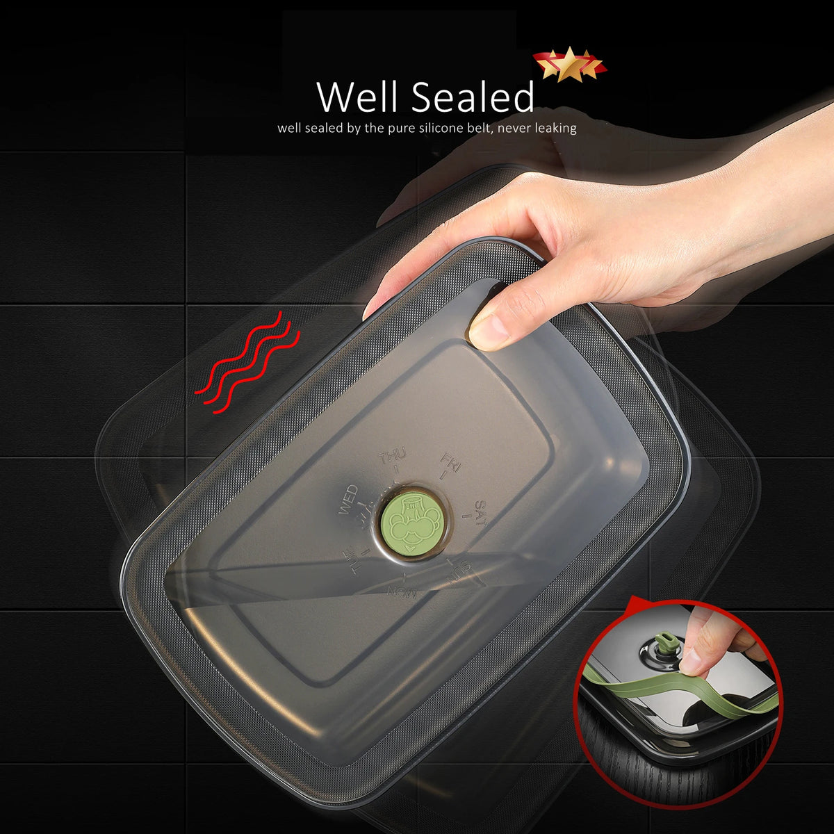 Stainless Steel Food Storage Container – Silicone Seal