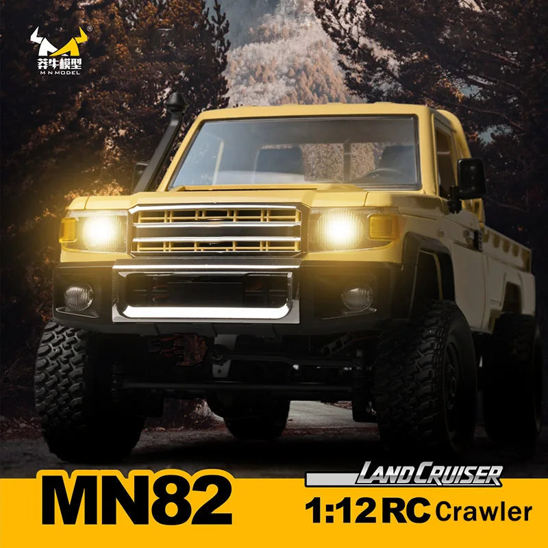 MN82 1:12 Scale 4WD RC Off-Road Crawler – 2.4G RTR Proportional Remote Control Car