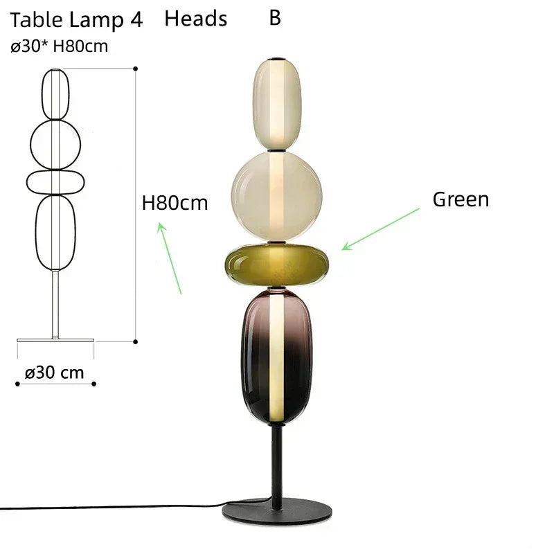 Colored Glass Lamp – Table & Floor Designs