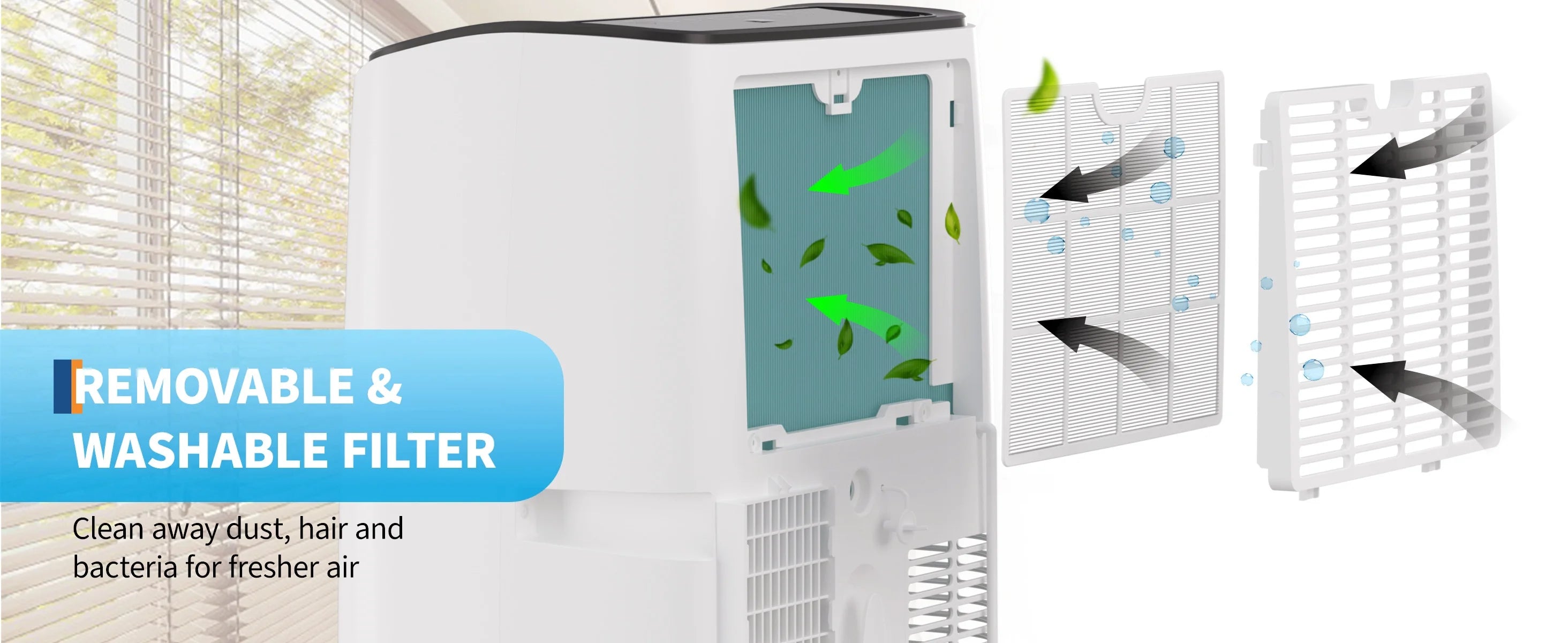 12,000 BTU Portable Air Conditioner — 3-in-1 Free-Standing AC with LED Display, 24H Timer, Remote & Window Kit for Home & Office up to 550 Sq Ft