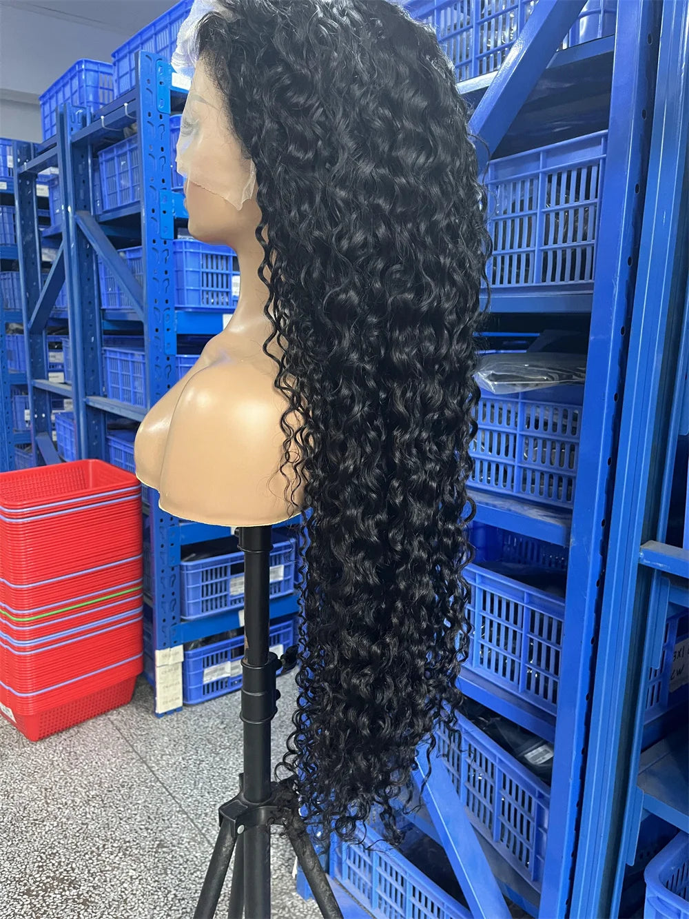 40–50 Inch Water Wave Curly Lace Front Wig | 300% Density 13x4 13x6 7x5 HD Glueless Brazilian Human Hair for Women