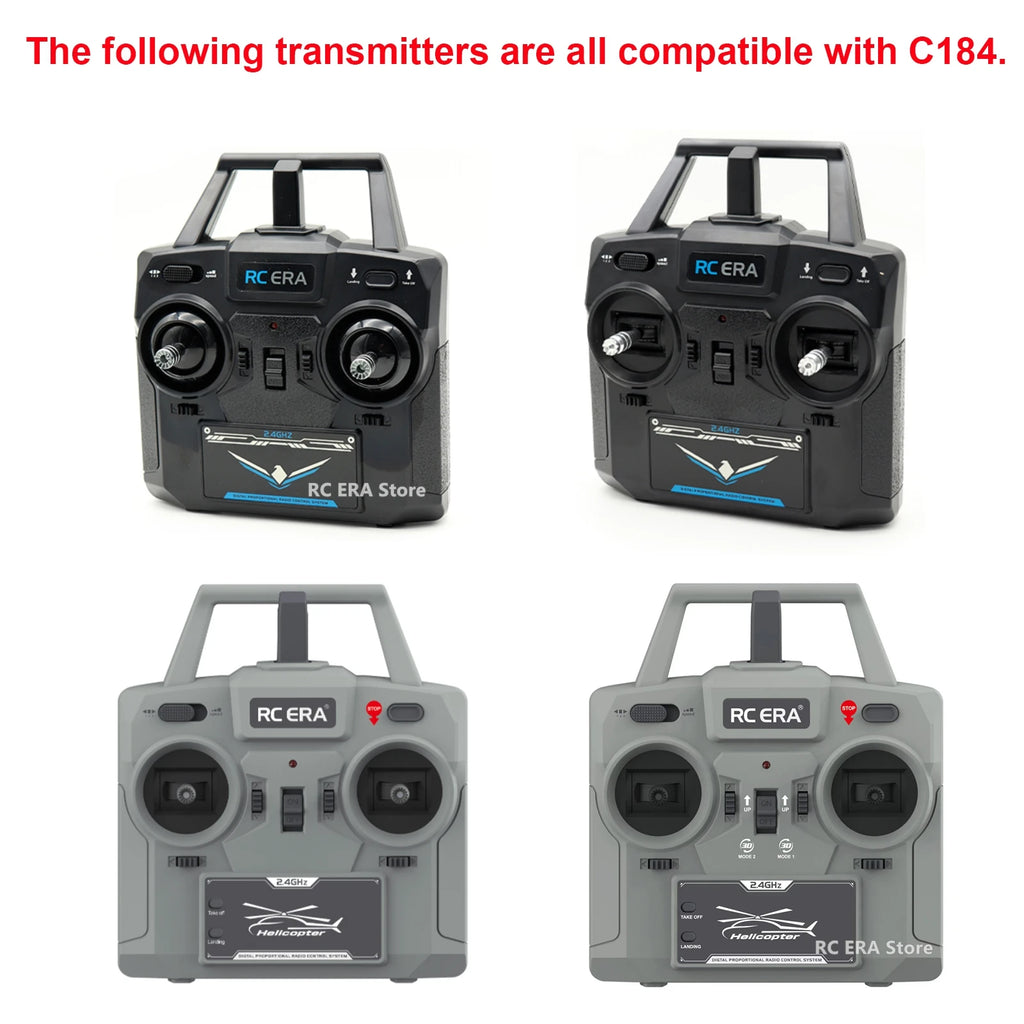 RC ERA C184 Mini MD500 Scale Micro RC Helicopter with Optical Flow Sensor – Adult & Beginner Hobby Toy