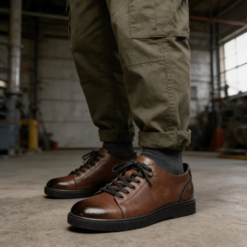 Men's Lightweight Breathable Fashion Sneakers — Comfortable Casual Everyday Shoes