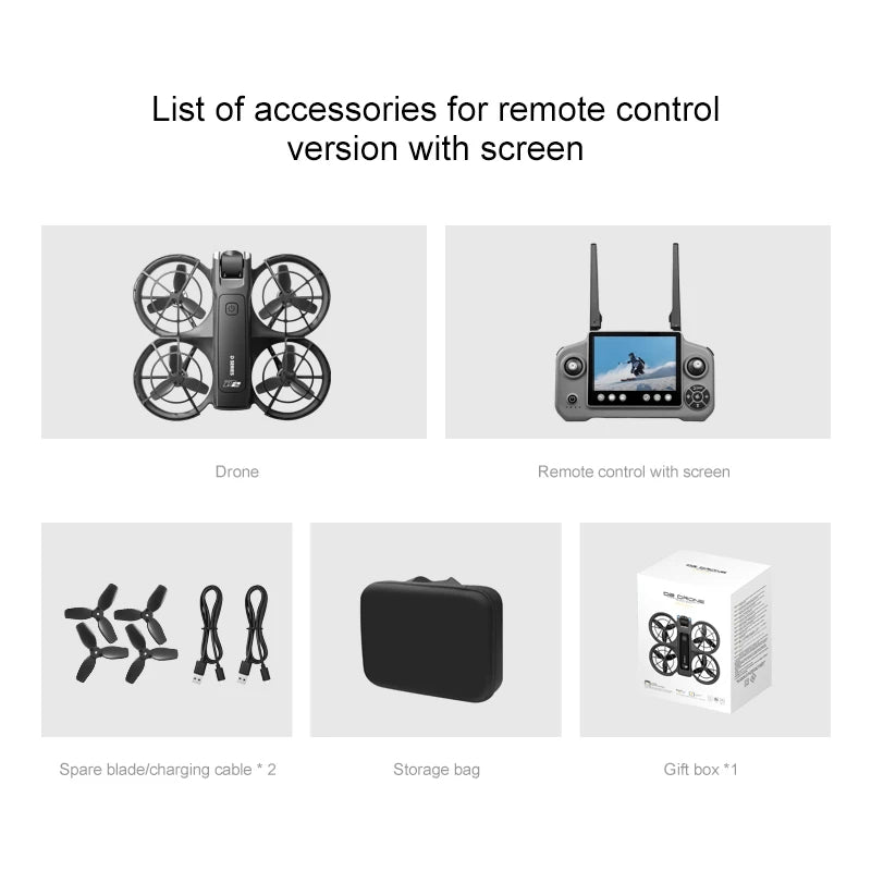 D2 GPS Camera Drone with Screen Remote