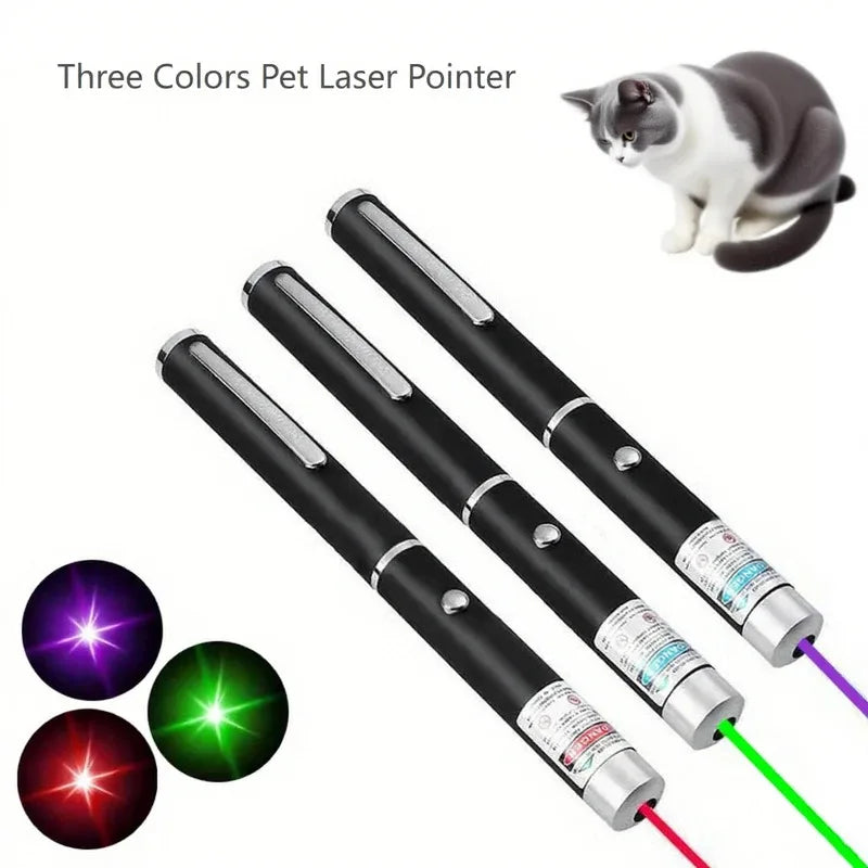 Pet Laser Pointer & LED Flashlight – Interactive Cat Toy for Kittens