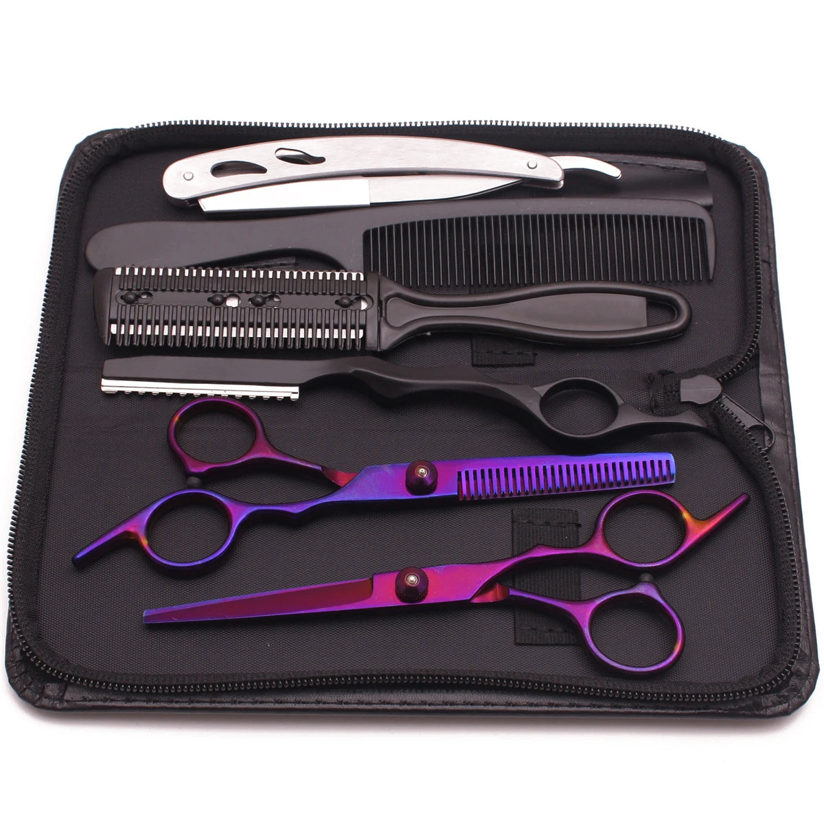 Professional 6" Hair Cutting Scissors & Thinning Shears – Japan Stainless Steel Barber Set