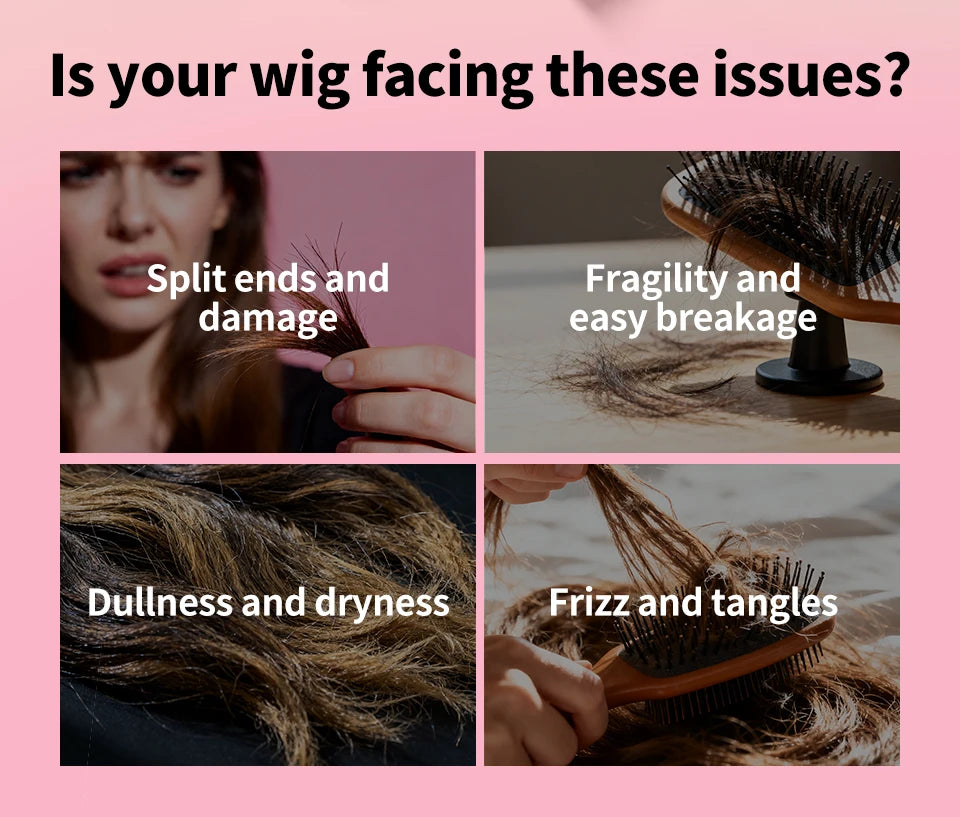 SEVICH Professional Wig Hair Care Products Wig Smoothing Keratin Hair Mask Oil Control Deep Cleansing Wig Shampoo Wig Care Spray