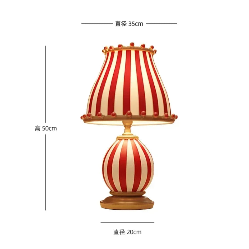 Ceramic Accent Lamp – E27 LED & Knob Control