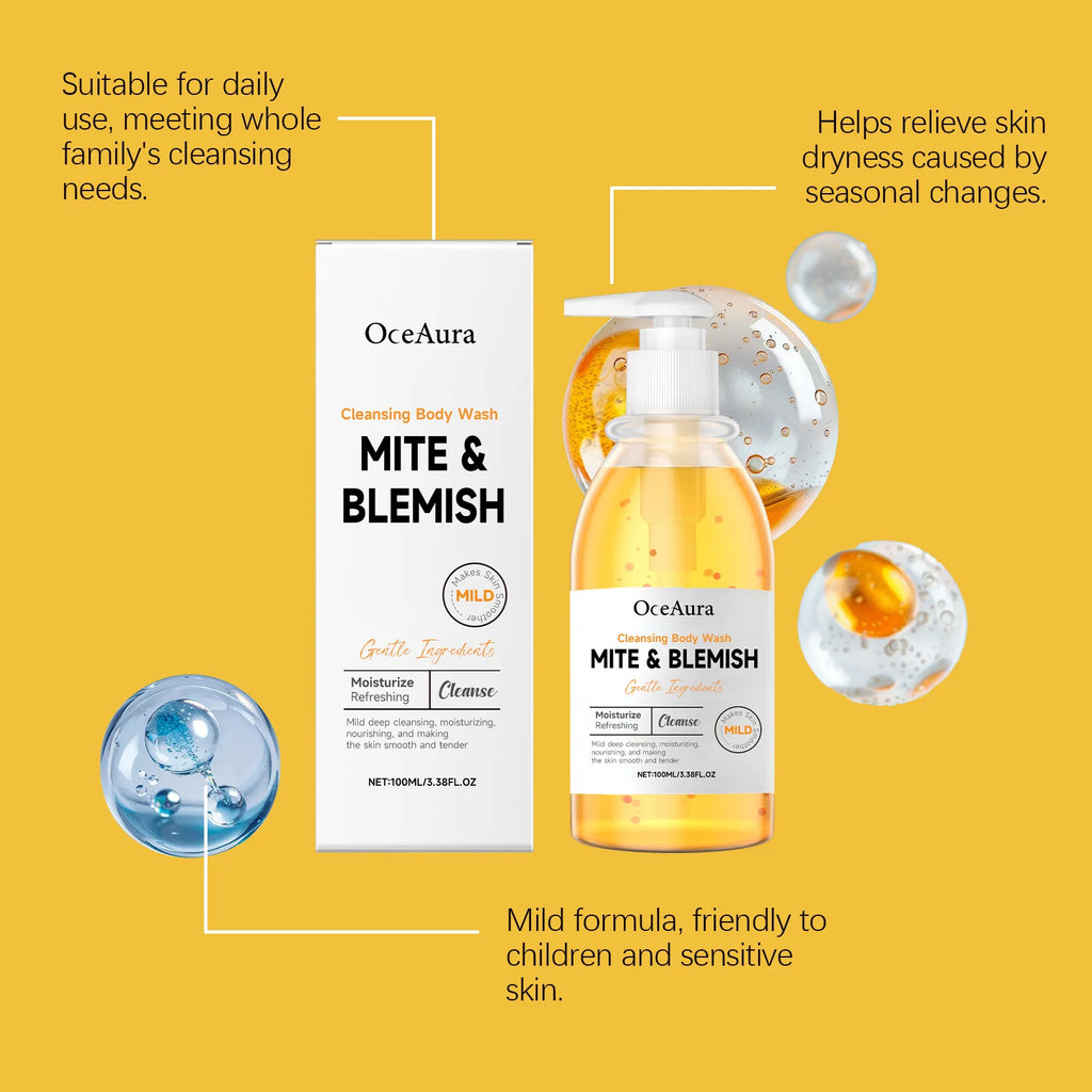 Salicylic Acid Body Wash – Deep Cleansing Exfoliating Shower Gel, Acne & Oil Control, 100ml