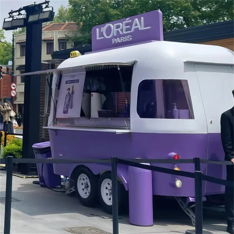 Customized Gelato & Ice Cream Vending Cart — Fully Equipped Mobile Food Trailer