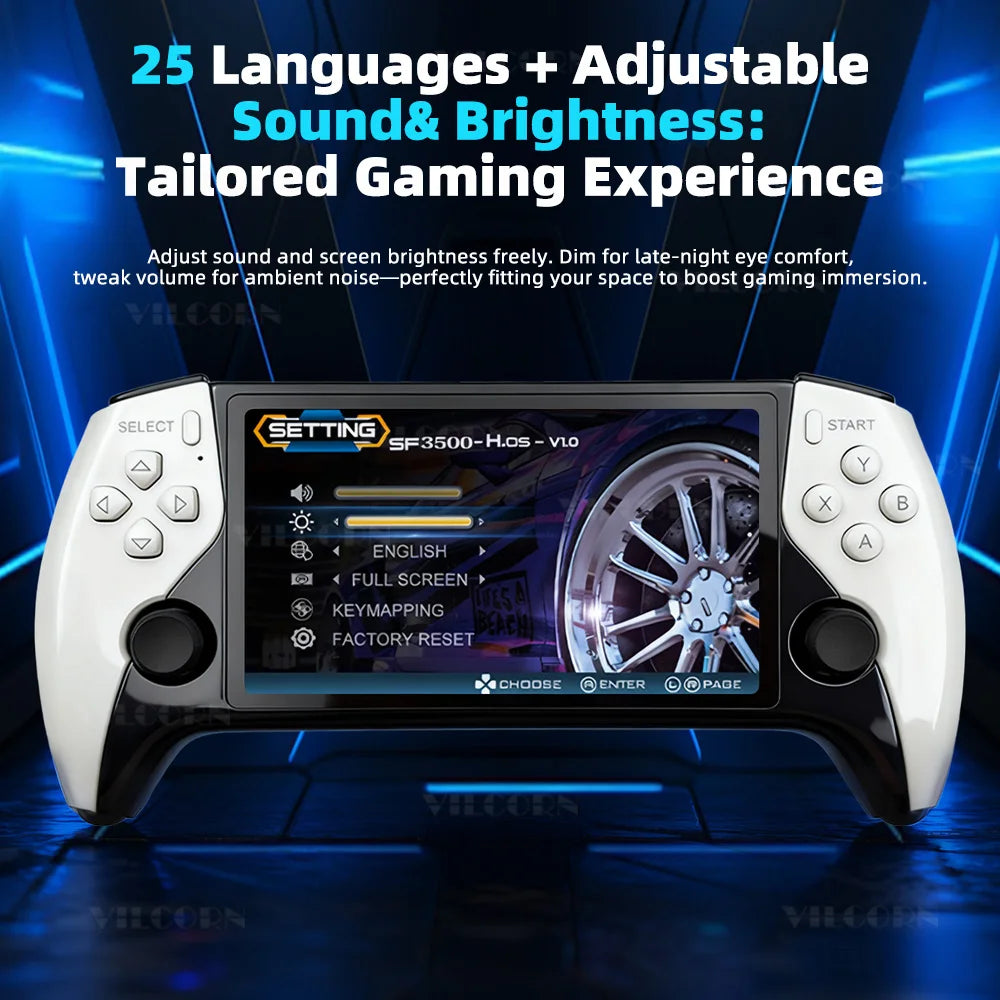 5-Inch IPS Retro Handheld Game Console – 22000 Games, PS1/GBA/MAME Compatible