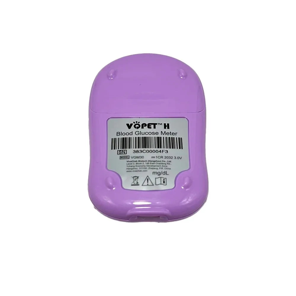 Pet Blood Glucose Meter – Professional Blood Glucose Monitoring System for Diabetic Dogs & Cats Diabetes Management